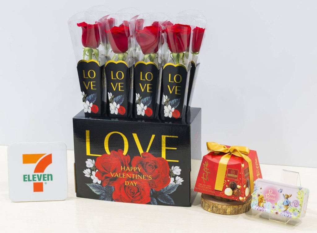 統一企業集團引進「進口空運玫瑰花」迎接浪漫西洋情人節