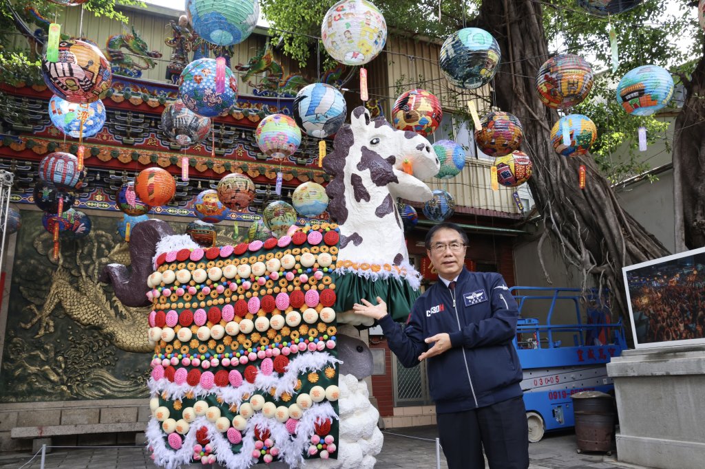 府城普濟燈會2/12閃耀登場 黃偉哲：從台南走進國際級燈會文化之美