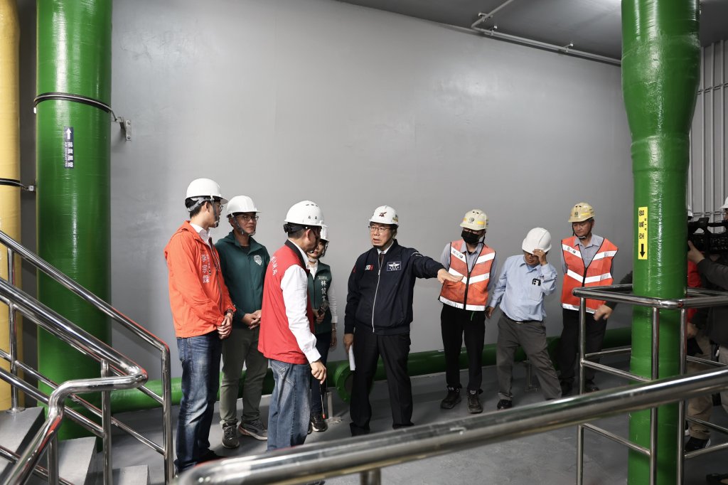 黃偉哲視察虎尾寮污水下水道工程 推動接管建設提升城市環境品質