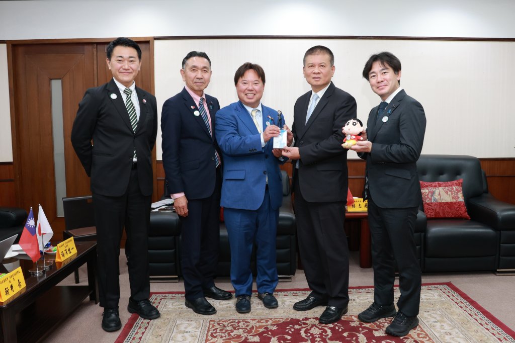 埼玉縣議會拜會臺南市議會 副議長林志展期許深化台日交流