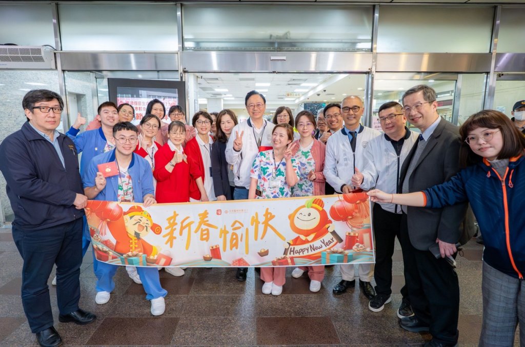 張善政慰勉林口長庚醫護人員 感謝持續守護市民健康