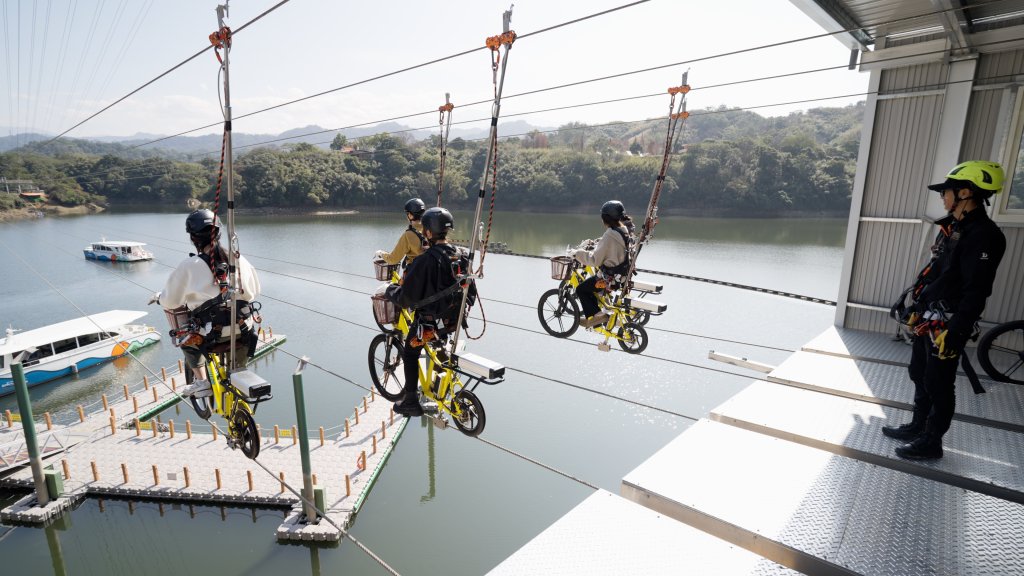 全台首創「明德水、陸、空遊憩區」試營運登場｜遊湖船線上訂票開放　打造苗栗觀光新亮點