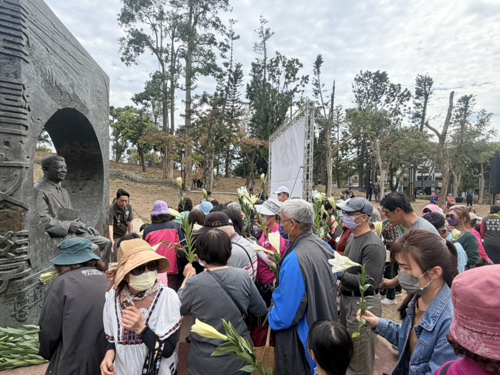 民進黨臺南市黨部紀念228 呼籲莫忘人權迫害 珍惜守護民主自由