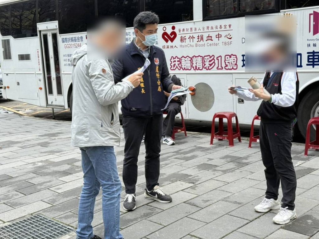 蘆竹警結合捐血活動深耕外籍族群宣導　守護在臺安全共築友善城市