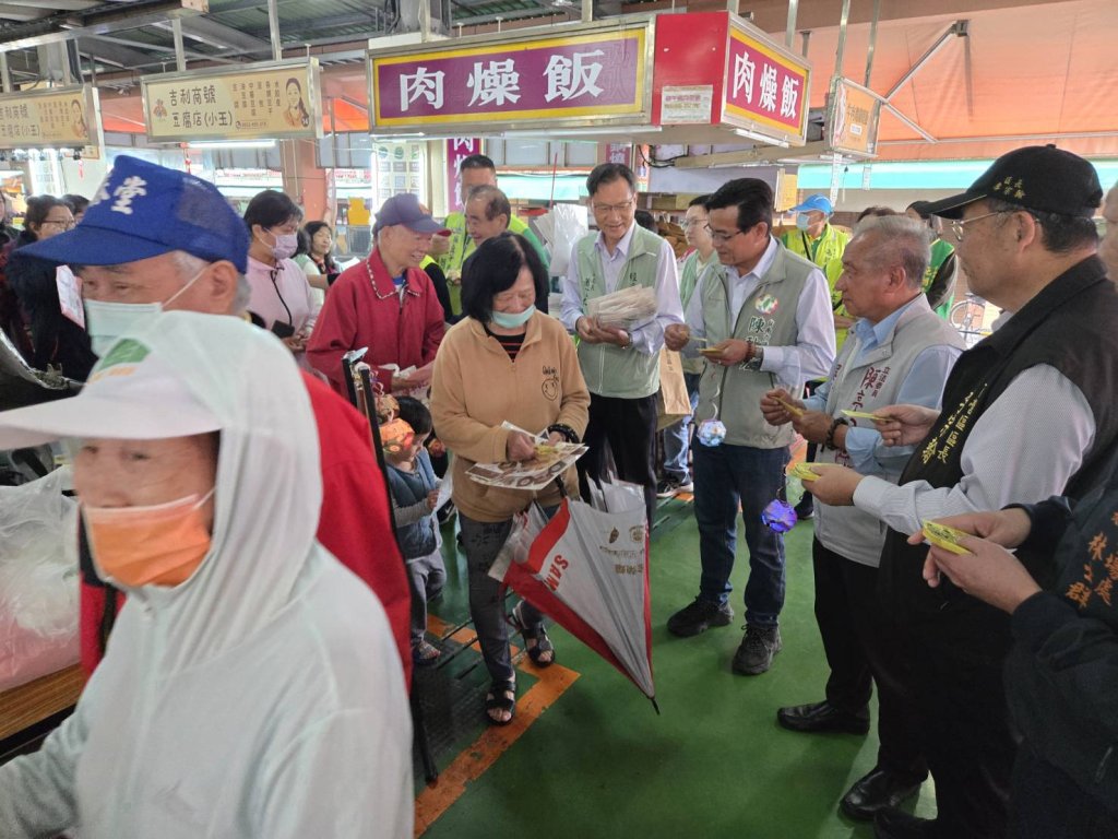臺南金馬伍吉慶元宵 下營市場快閃發放市場券