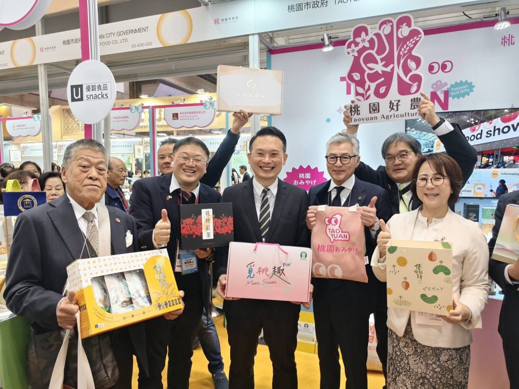 桃園好物進軍東京食品展　蘇俊賓：桃園整合全台食材把台灣味帶向世界