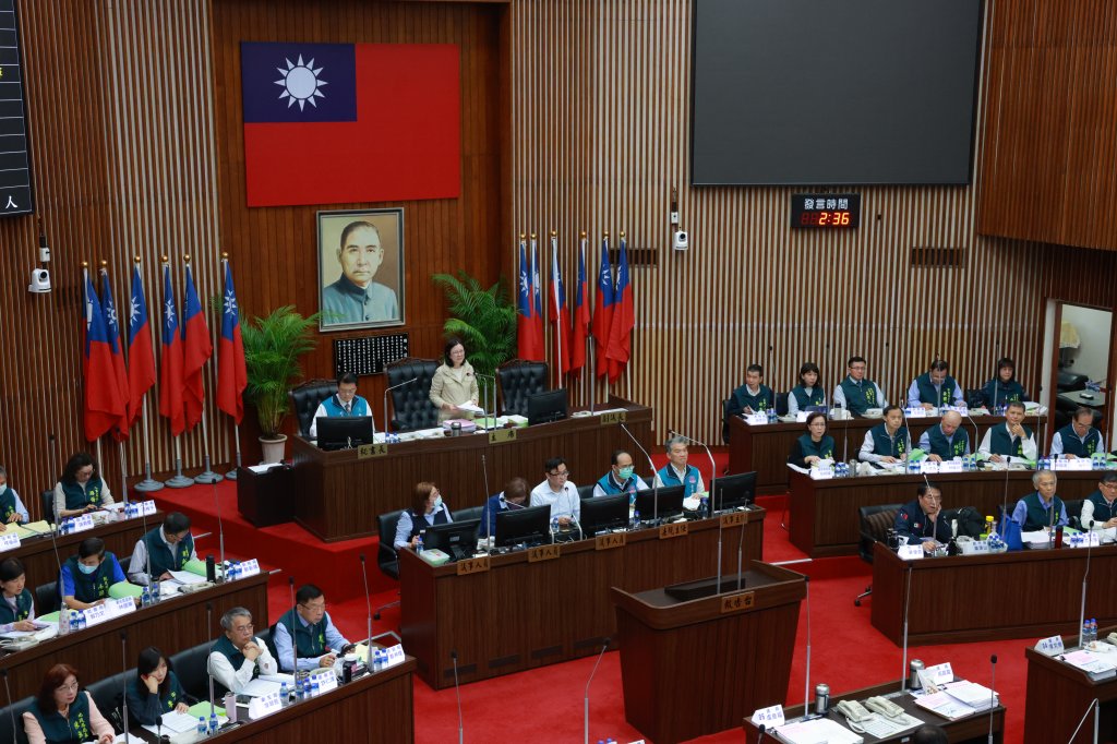 臺南市議會第11次臨時會3月11日於新營民治議事廳開幕