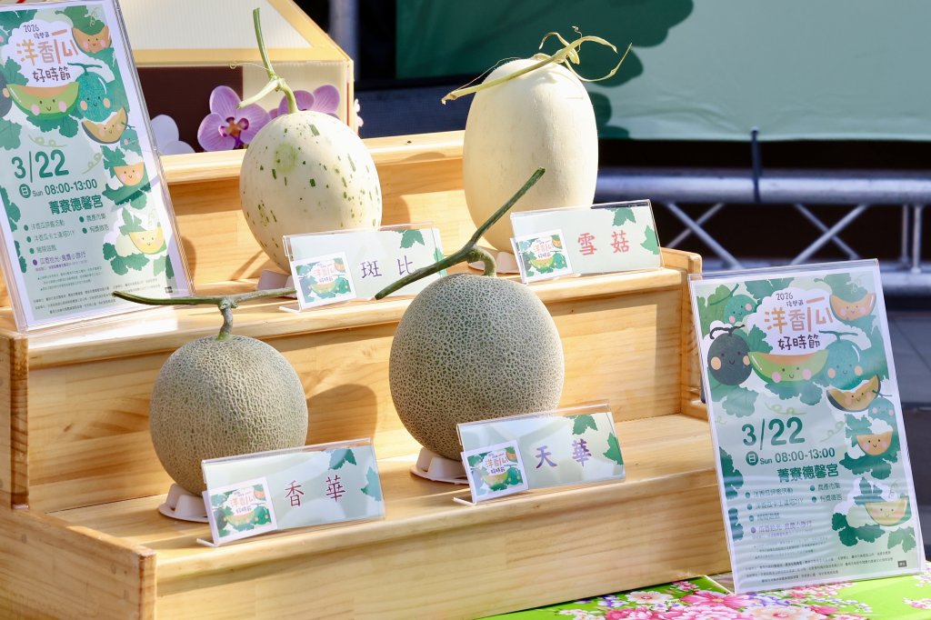 春日花果饗宴接力！黃偉哲歡迎後壁賞蘭花並品嚐洋香瓜滋味