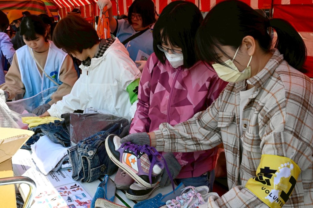 舊鞋救命臺南募集活動圓滿 愛心啟航送往非洲