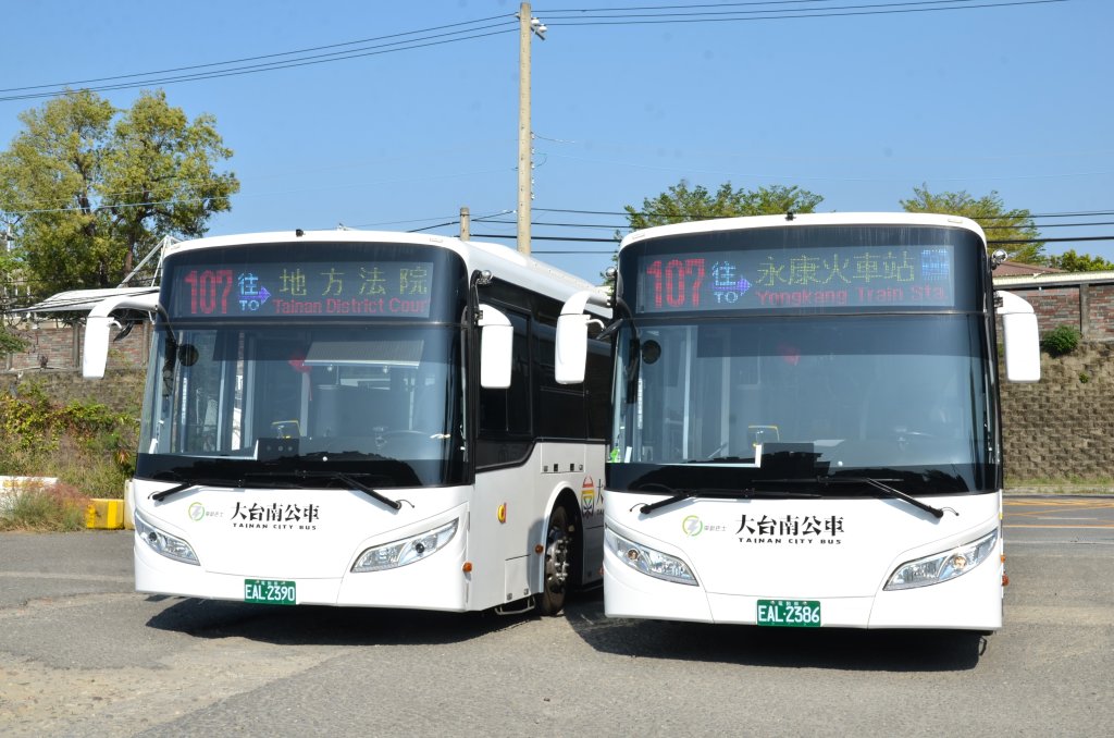 台南第2條都會公車107路「永康火車站－地方法院」3/18上線營運