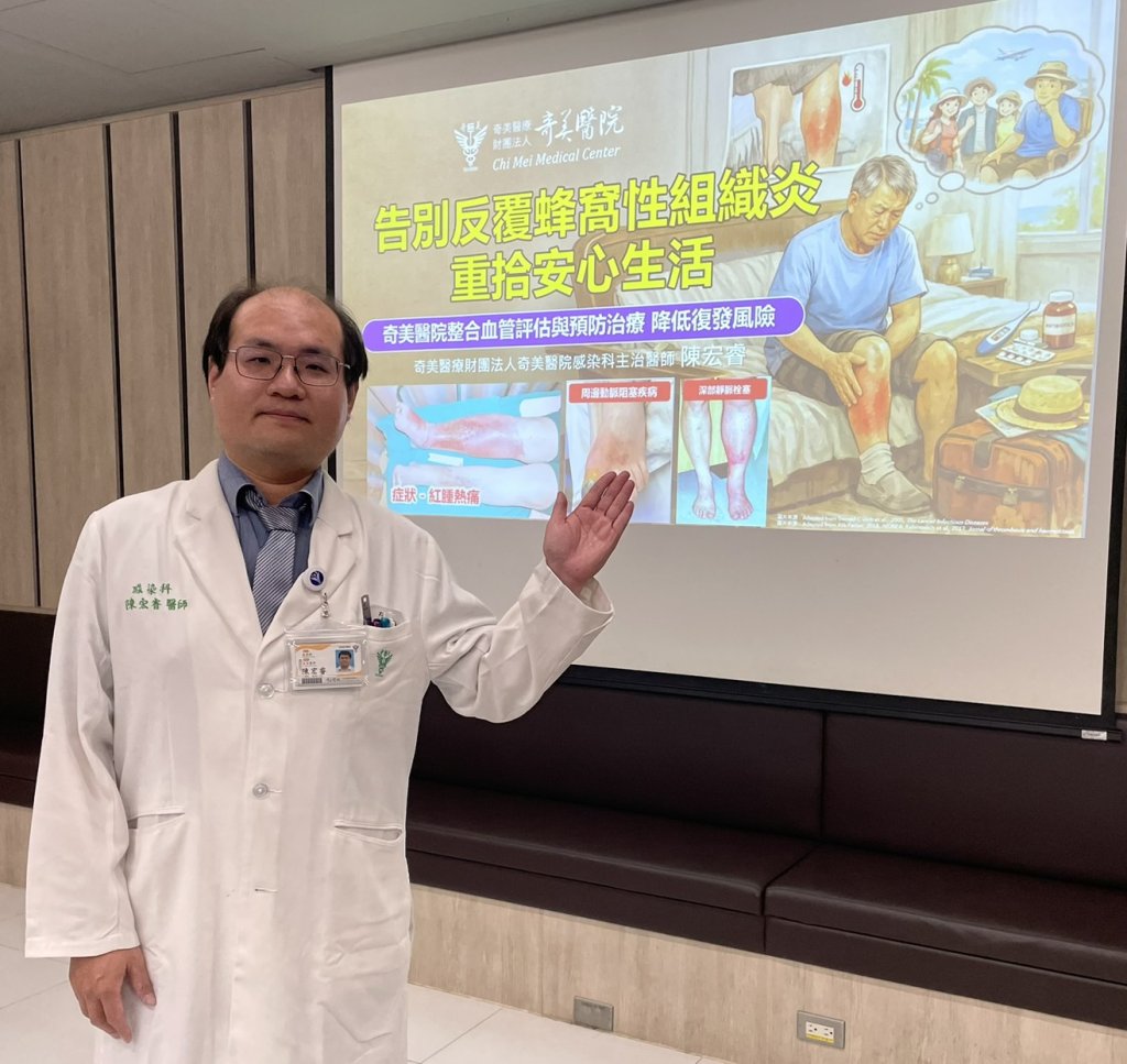 男子蜂窩性組織炎反覆發作不敢出遠門，預防性抗生素幫助重拾生活