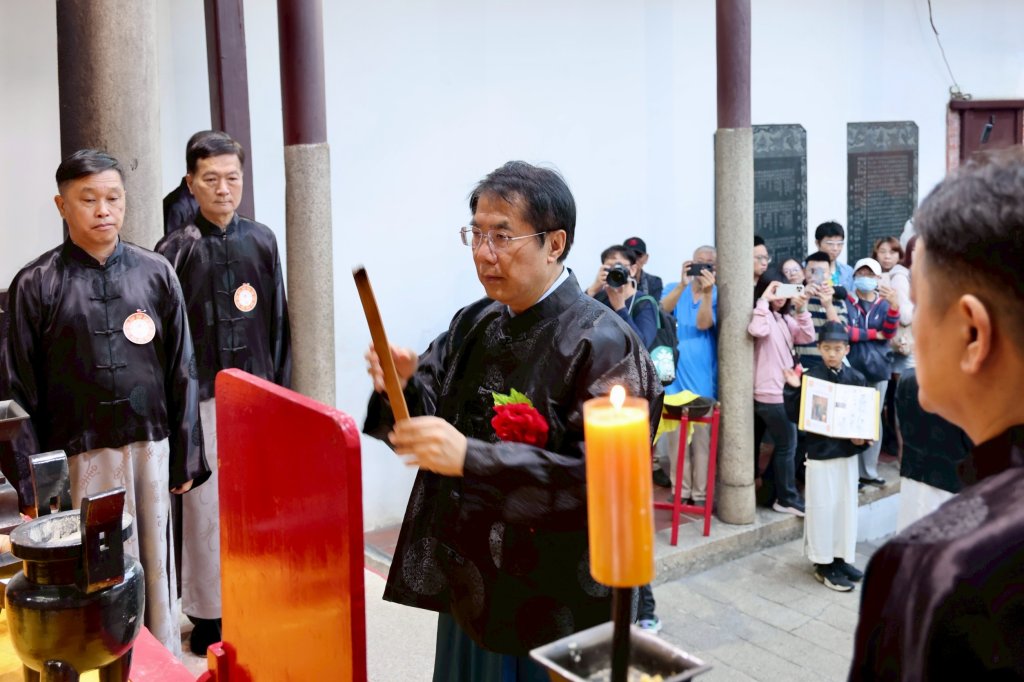臺南春祭武聖祭祀大典 黃偉哲主祭追懷關帝爺精神