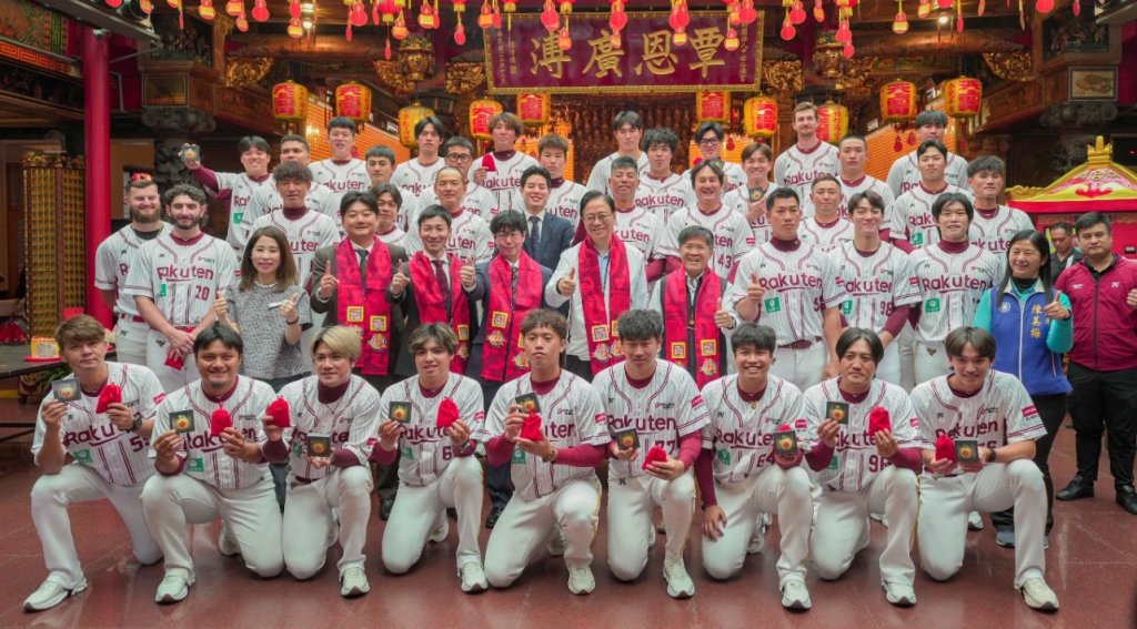 樂天桃猿仁海宮祈福拚二連霸　張善政：期盼延續冠軍韌性再創桃園榮耀