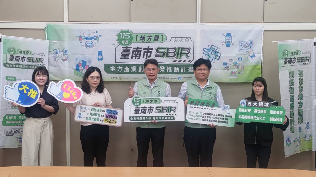 經發局推動企業創新升級 提供創新研發補助最高500萬元