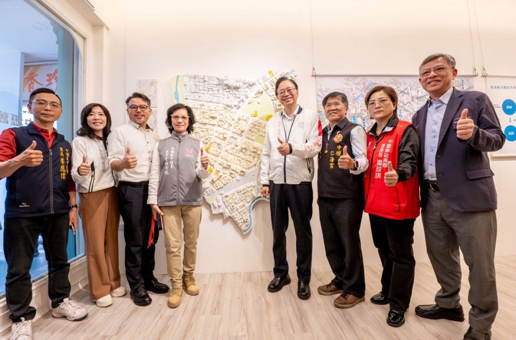 中壢舊城願景交流基地開幕　張善政：活化舊城打造步行友善街區