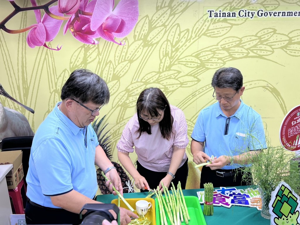 春日綠意上桌 農業局推廣鮮味蘆筍輕旅行