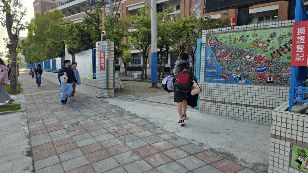 海佃國小通學步道串聯海佃國中 打造安心上學