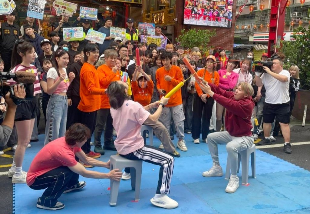 七堵慶安宮「綜藝大集合」來闖關   基三分局警反詐安全宣導