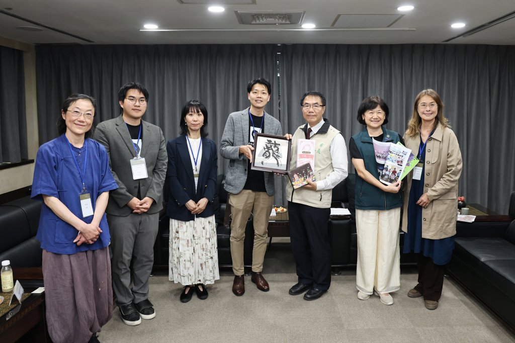 日本岡山感恩工坊拜會市府交流社福發展 黃偉哲盼提供身障者更多發揮機會