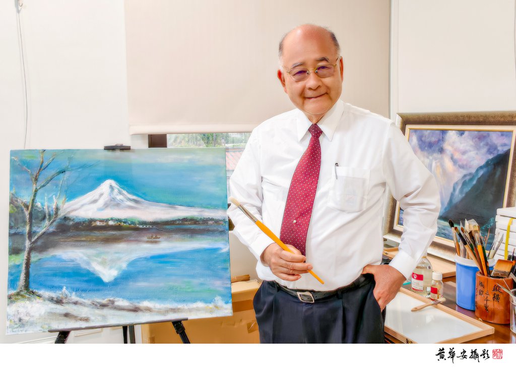 七十歲再出發  向光而行  呂阿福《福繪向陽》公益畫展 以藝術串聯生命關懷  傳遞溫暖與希望