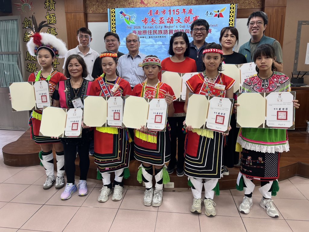 市長盃語文競賽1402位選手齊競技 黃偉哲勉勵學子以語文會友展現多元語文能力