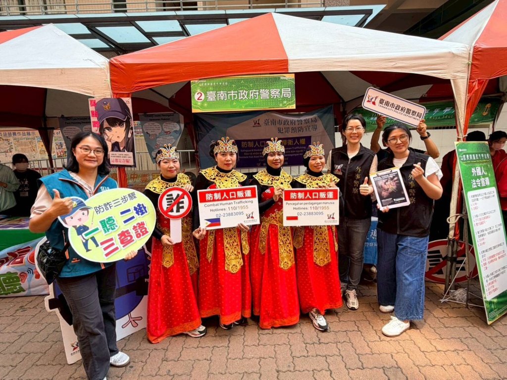 南市警局配合外籍學生「開齋節」活動前進校園 傳授防詐知識