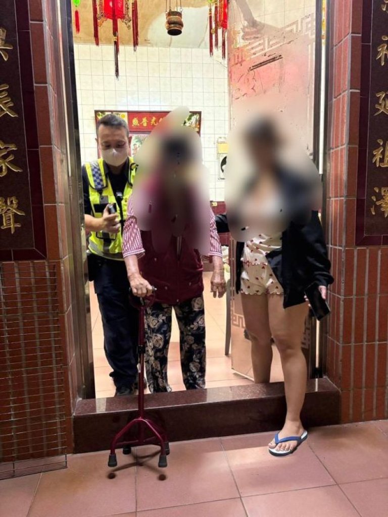 老嫗思子心切迷途　小港暖警助返家