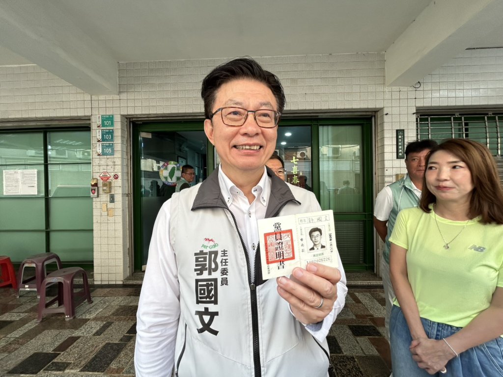賴系立委團結支持 郭國文：讓輔選強棒繼續連任黨部主委