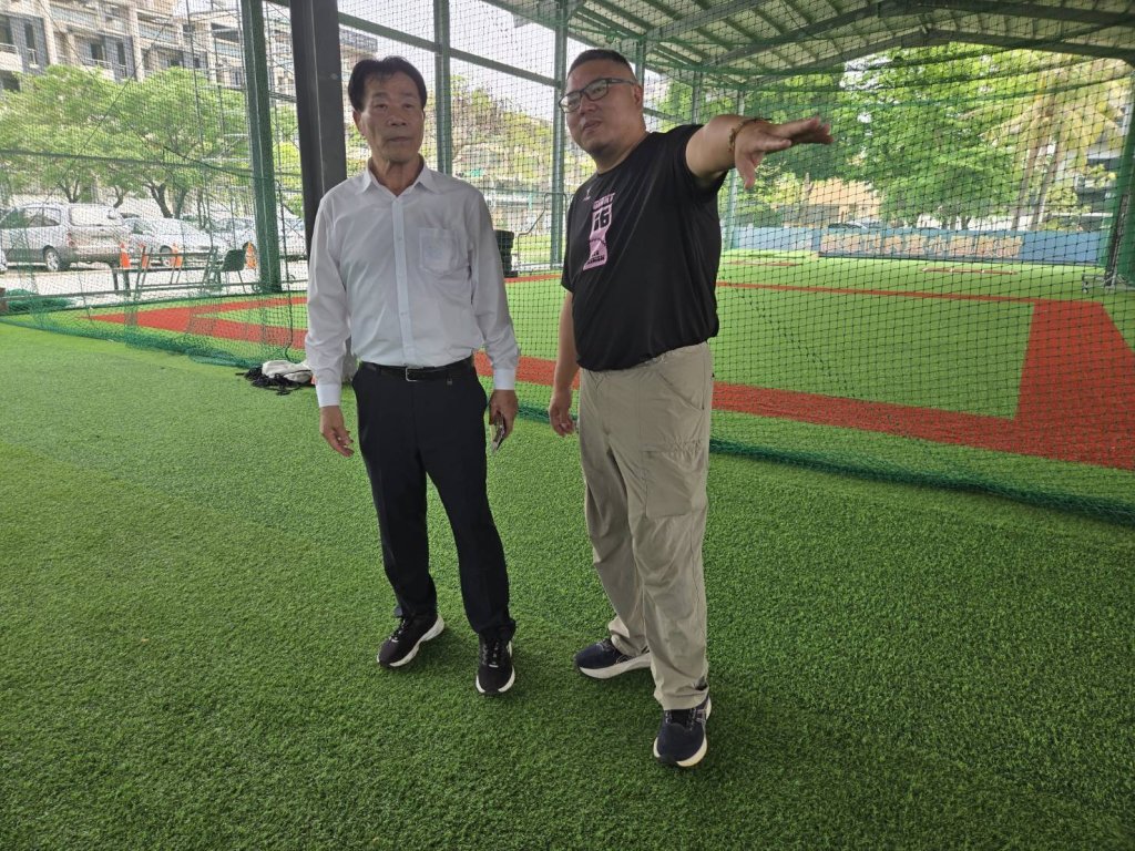 體育局巡檢多處棒球場 將改善球場環境打造安全運動場域