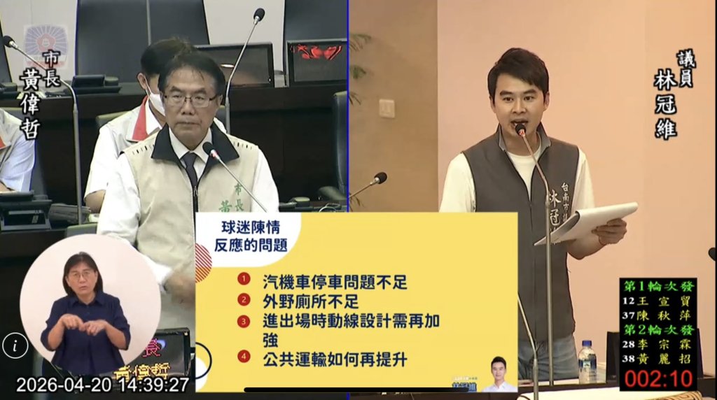 台南亞太棒球場周邊公共運輸不便 市府承諾短期內改善球迷體驗