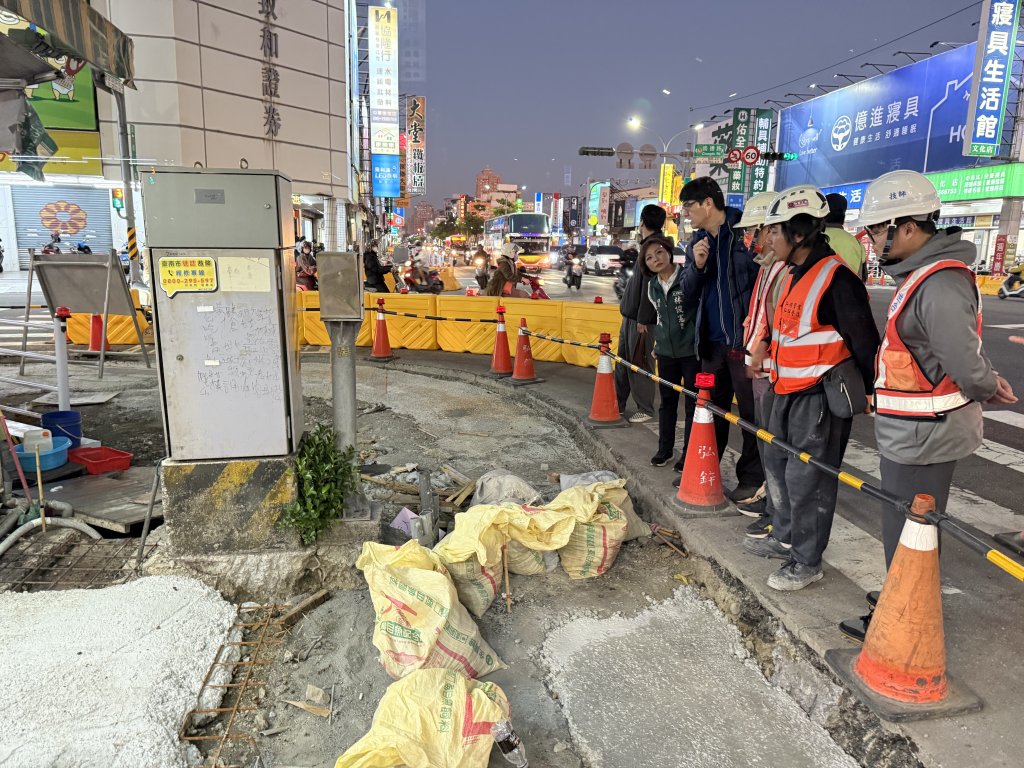 土方之亂影響中華東路人行道進度 市議員蔡筱薇：兼顧施工效率與民眾權益
