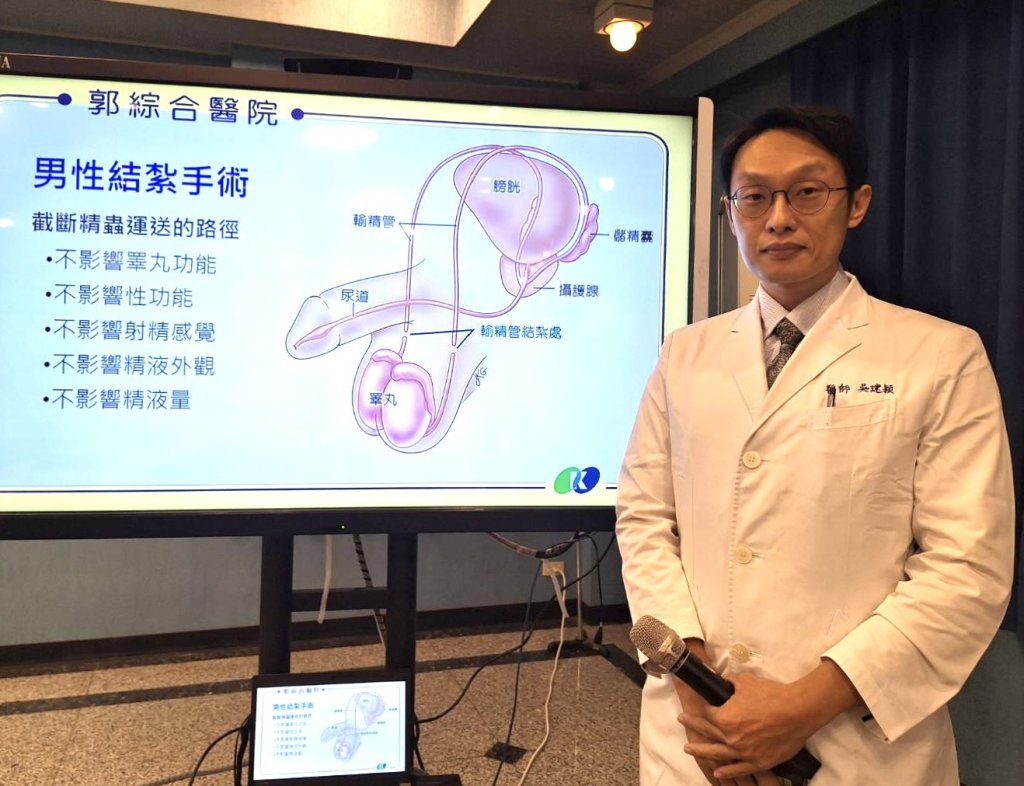 一紮到位，意外退位！ 「無刀口輸精管結紮術」 助擺脫「雄風受損」迷思