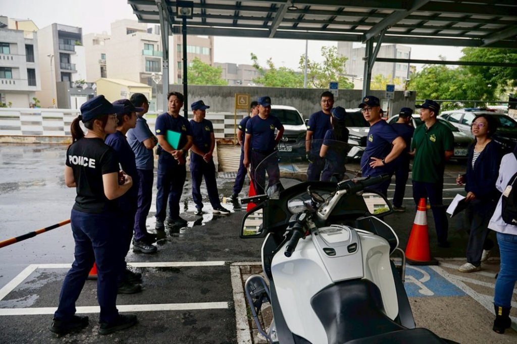 臺南交警遴選大型重機新血 傳承操控技藝強化特勤隨扈維安能力