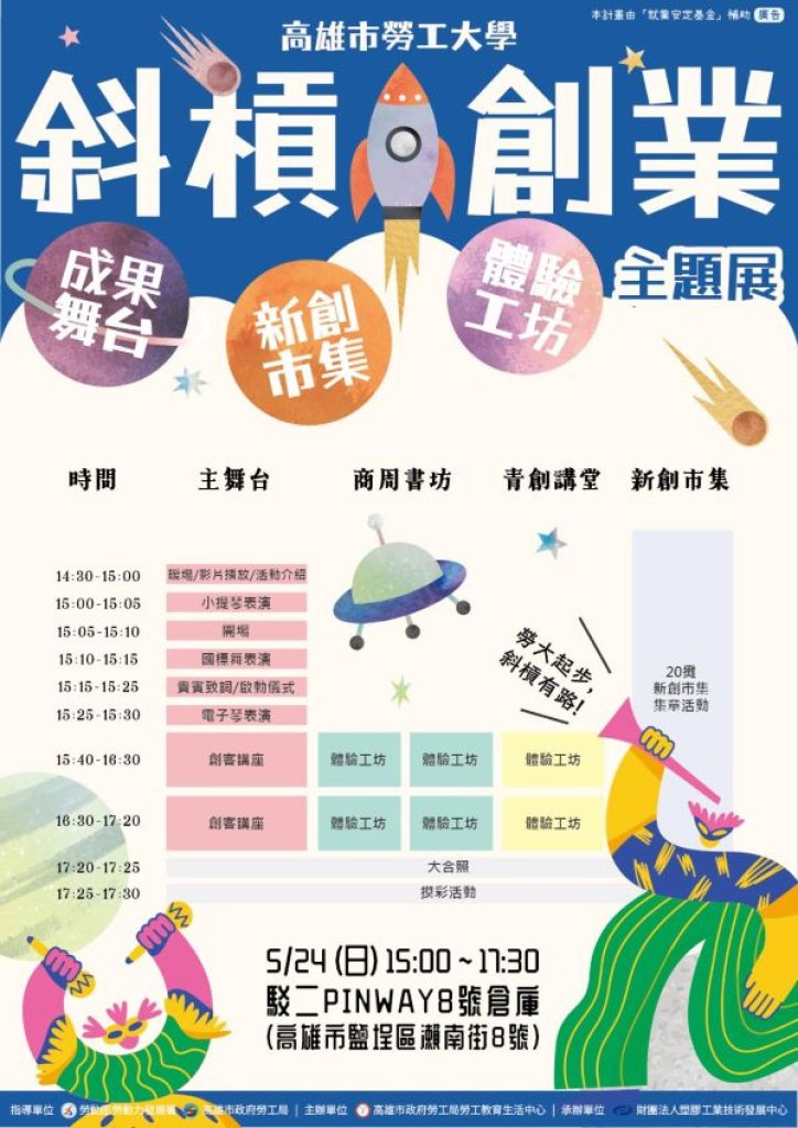  邀請勞工親子共學體驗  勞工大學主題展開始報名