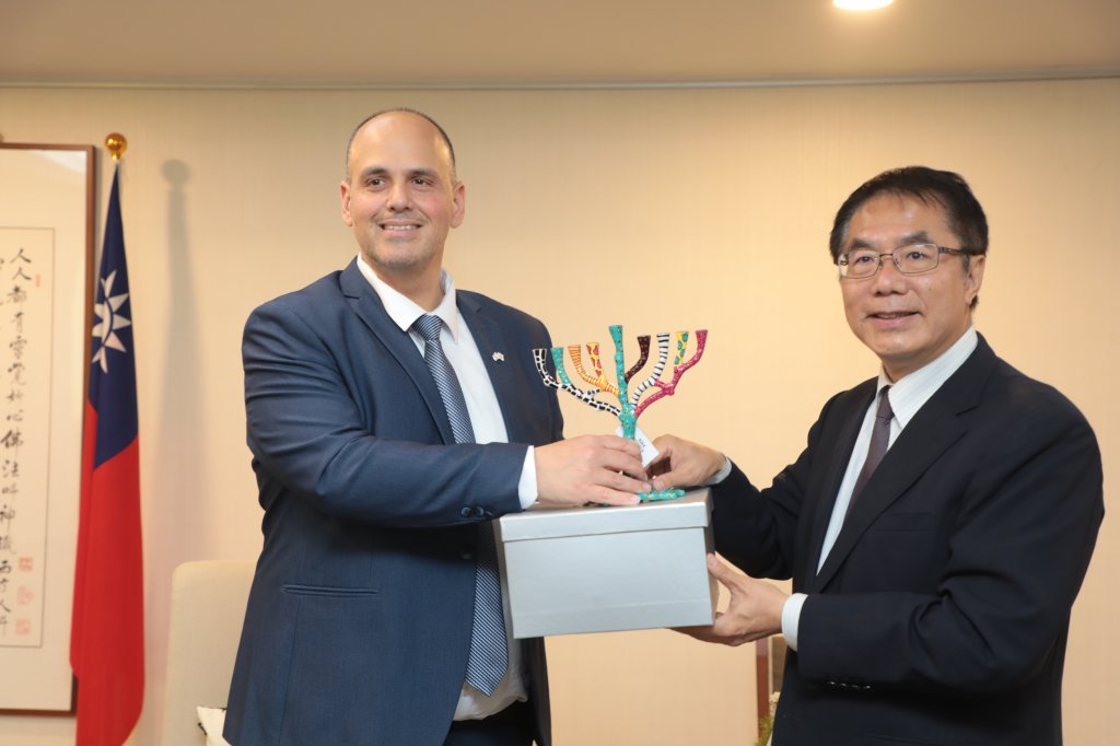 黃偉哲接見以色列市長訪問團 聚焦智慧與綠色城市交流