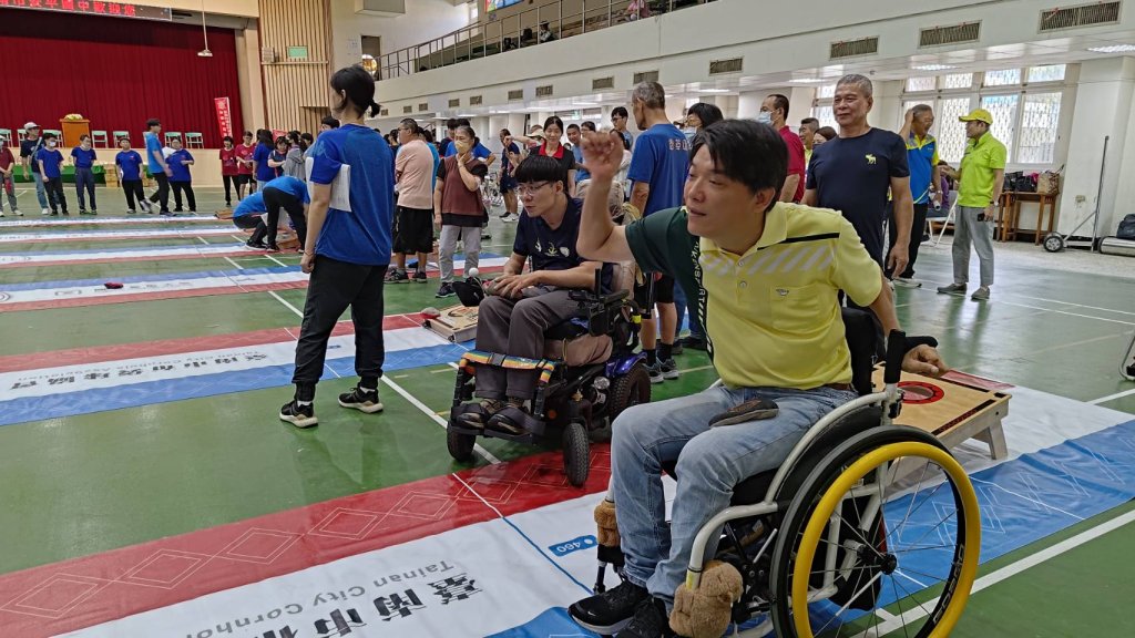 115年臺南市身心障礙者布袋球比賽 競爭相當激烈有趣
