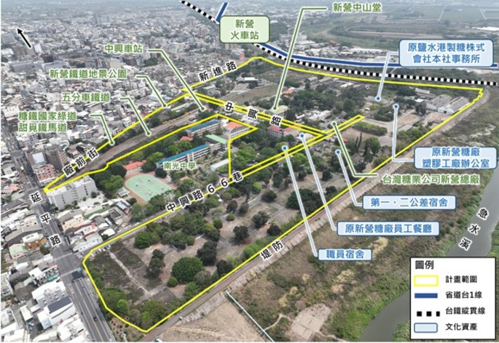 打破多年僵局 新營糖廠由傳統工業區轉型產經文創專區 