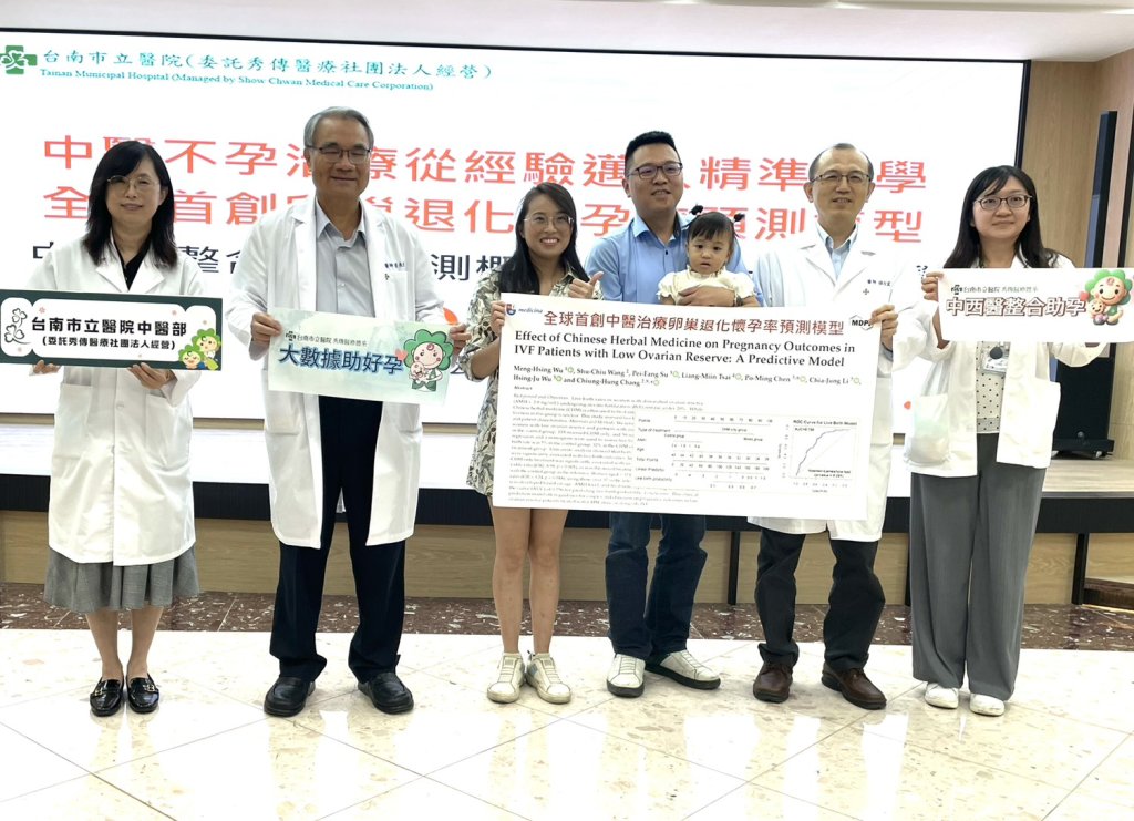 中醫不孕治療從經驗導向邁入精準醫學  台南市立醫院創懷孕預測模型