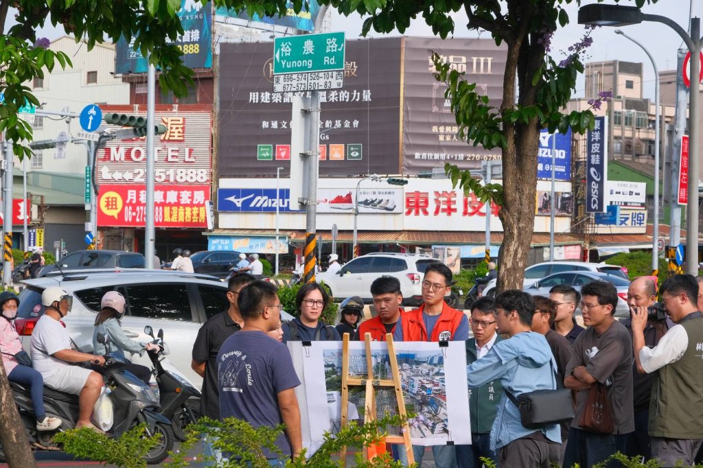 後甲圓環轉型十字路口！讓車流動線更直覺更安全