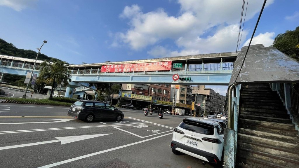 國安路人行天橋功成身退！ 6月12日夜間分階段拆除