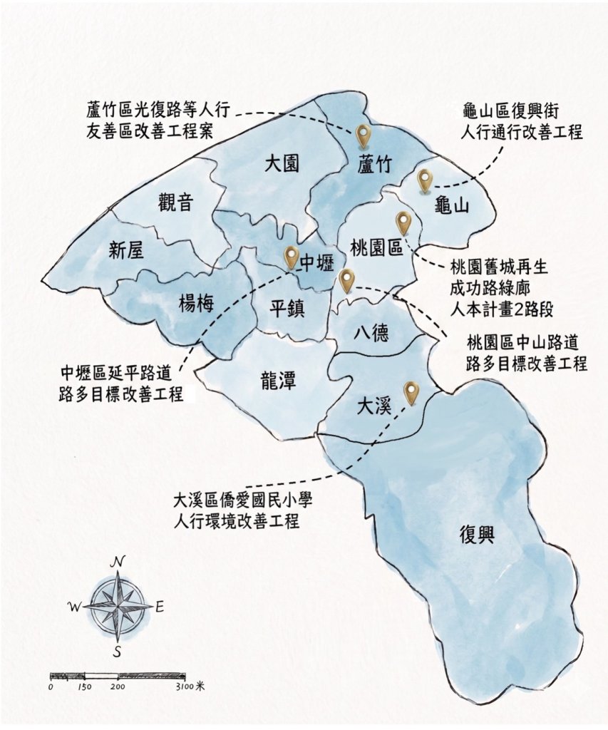 打造人本友善城市 桃園9案「永續提升人行安全計畫」獲中央近2億元補助
