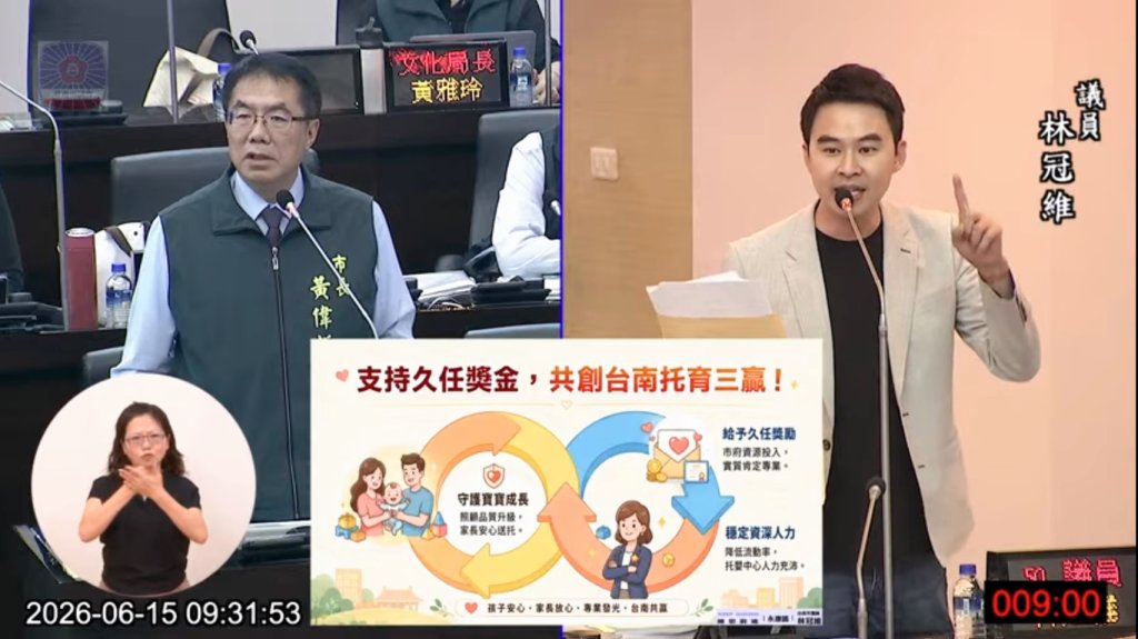 1200名幼教連署請願 二寶爸林冠維議員爭取「久任獎金」