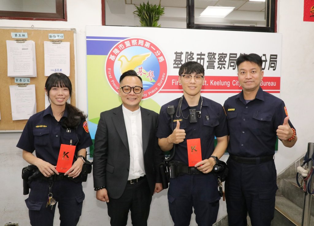 連環毒駕又發生！  童子瑋慰勞忠二員警負傷勇擒毒駕犯嫌