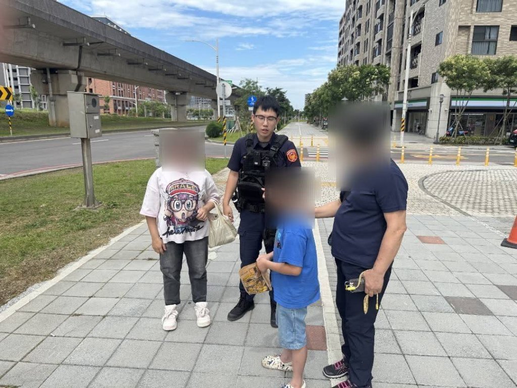 9歲童貪玩迷航2公里 蘆竹警溫情引導助返家