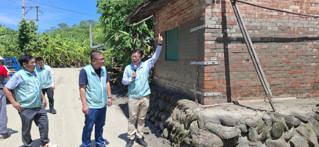 豪雨考驗山區排水 立委郭國文會勘要求限期清淤 水利署允優先整治