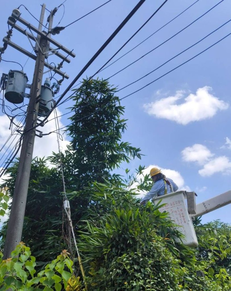 巴威颱風來勢洶洶　台電北南區處全面戒備　民眾多利用「台灣電力 APP」查詢停復電資訊