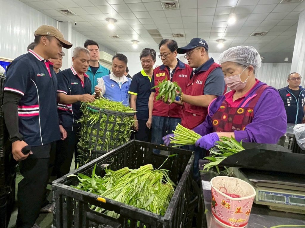 因應巴威颱風逼近！張善政視察新屋蔬菜班防颱整備 農會稻穀烘乾調度作業 全力守護農民收成與市民菜籃