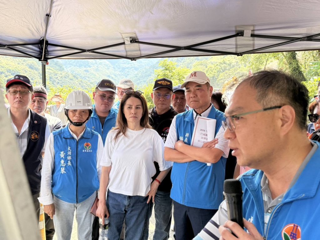 苗62線崩塌重創交通命脈　鍾東錦率隊會勘攜手泰安推動災後復建