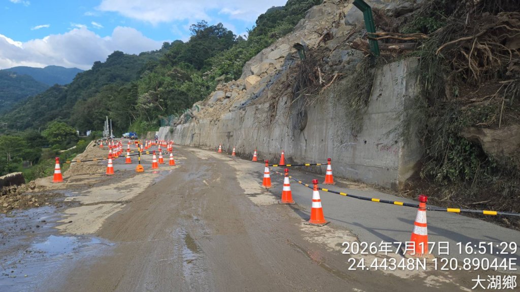 苗62線2.5公里處落石清除完成　恢復單線雙向通行