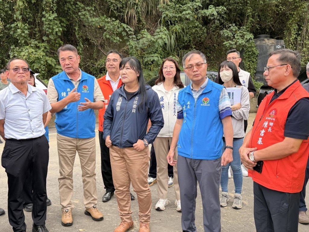 中央地方攜手會勘苗62線　泰安鄉長陳吉基爭取加速改善「生命之路」